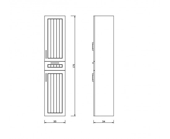 Kale Denko Lotus Banyo Dolabı KLD02
