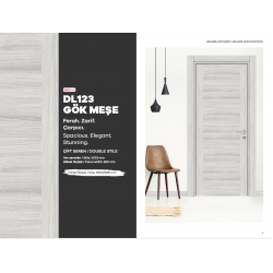 KALE MELAMİNLİ KAPI PANELİ / GÖK MEŞE 